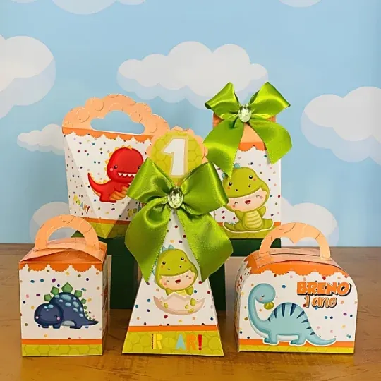 Kit de festa temático 1 montado com moldes impressos